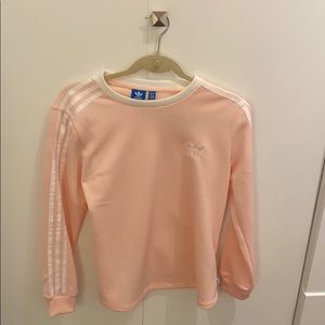 Adidas pastel pink long sleeve